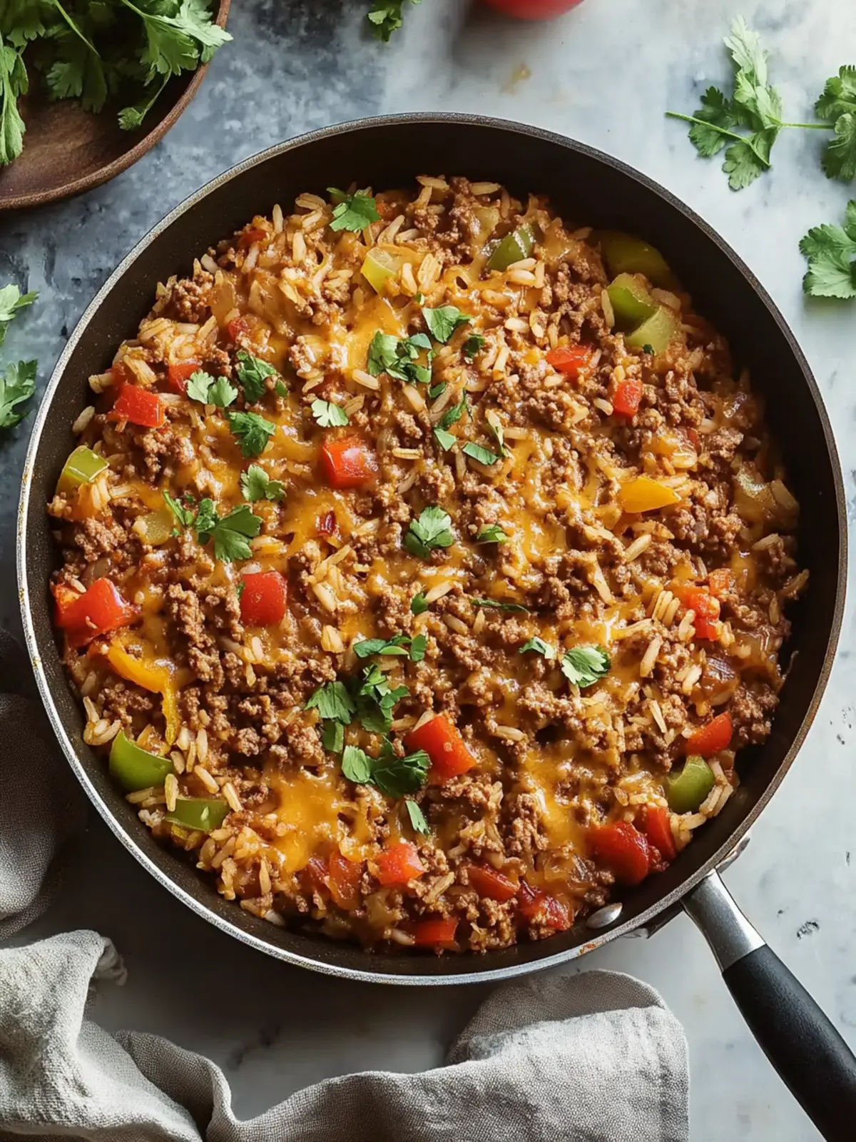 Ground Beef and Rice Skillet: Quick Comfort for Busy Nights 2 Ground Beef and Rice Skillet