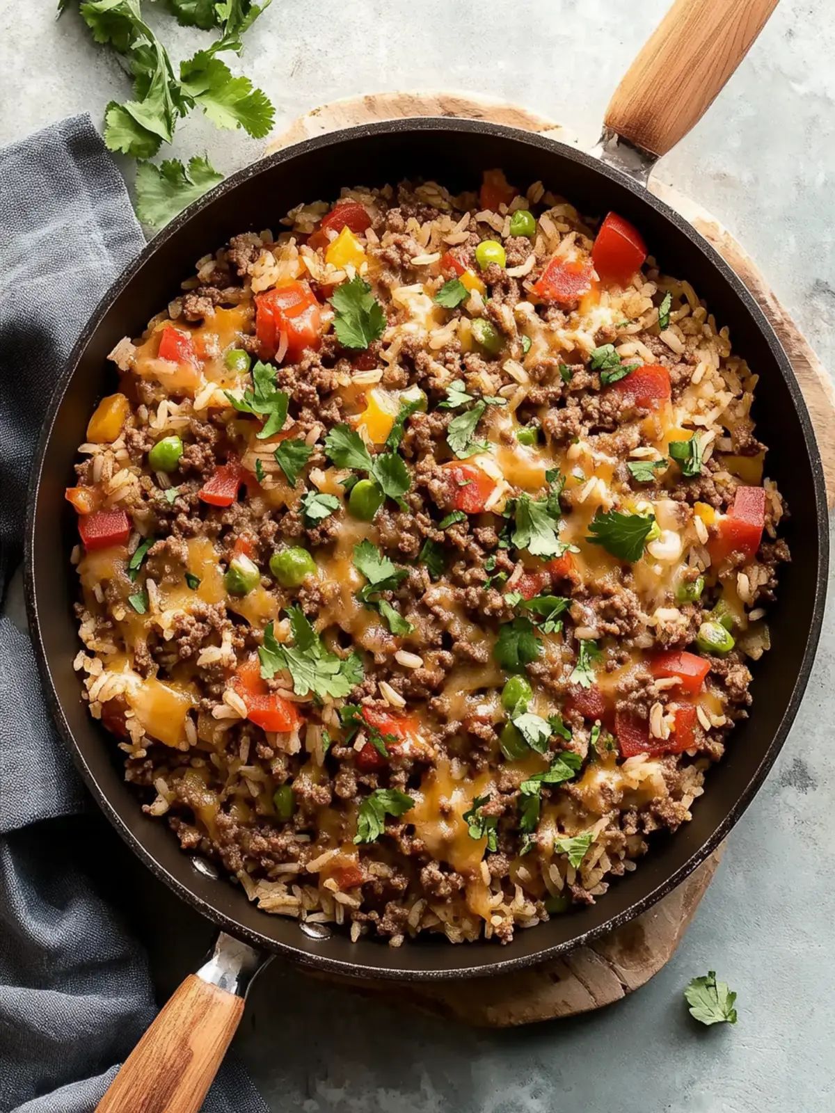 Ground Beef and Rice Skillet: Quick Comfort for Busy Nights 4 Ground Beef and Rice Skillet