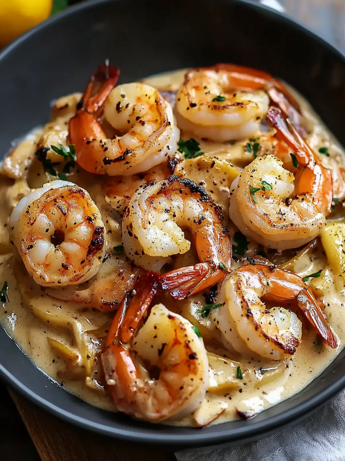 Creamy Blackened Shrimp Stroganoff: Dinner in a Flash 3 Blackened Shrimp Stroganoff