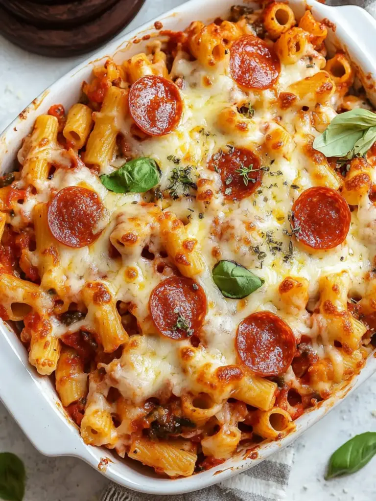 Pizza Pasta Casserole