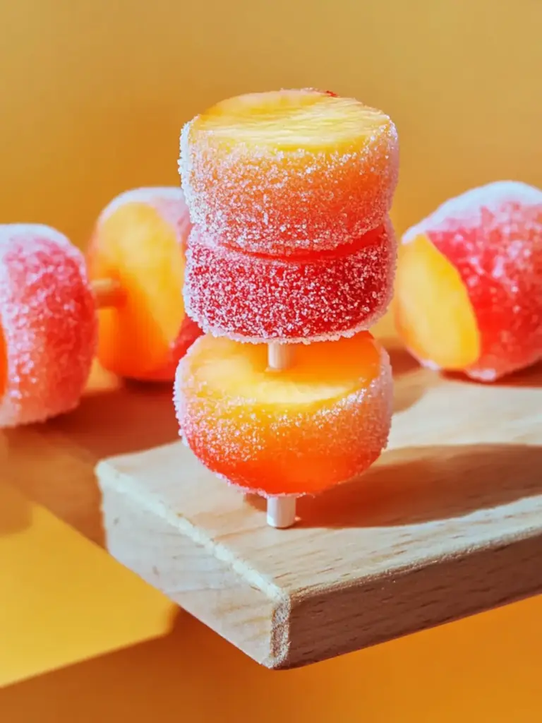 Peach Ring Pop Shots