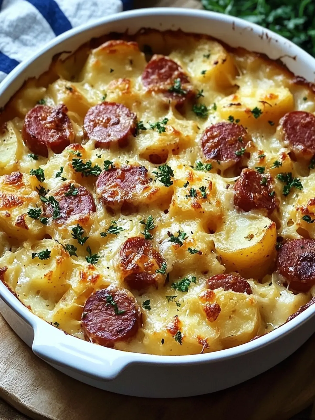 Kielbasa and Cheesy Potato Casserole for Cozy Family Nights 2 Kielbasa and Cheesy Potato Casserole
