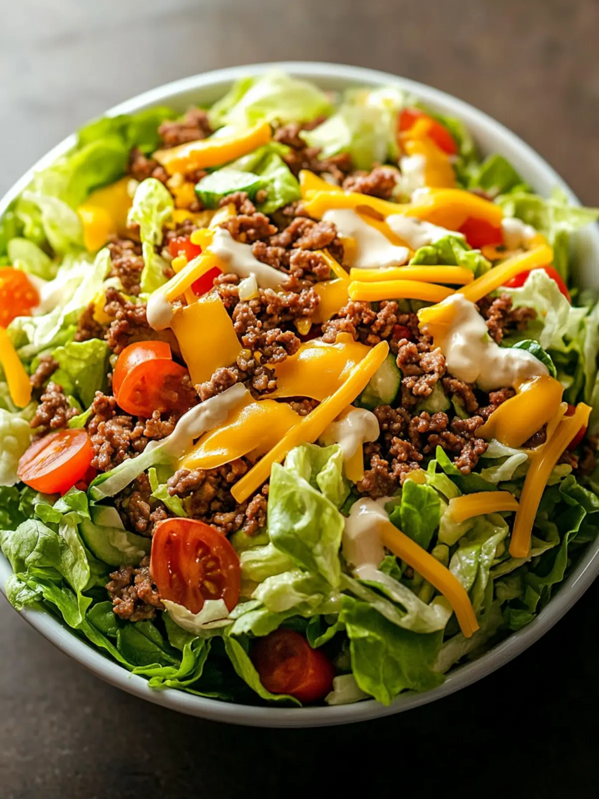 Easy Big Mac Salad: Fresh Twist on Your Favorite Fast Food 3 Easy Big Mac Salad