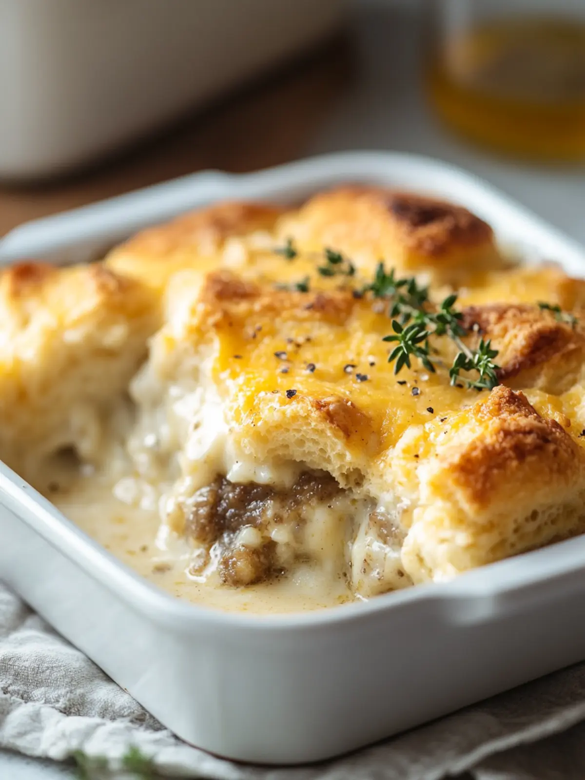 Ultimate Biscuits and Gravy Casserole for Comfort Food Bliss 3 Biscuits and Gravy Casserole