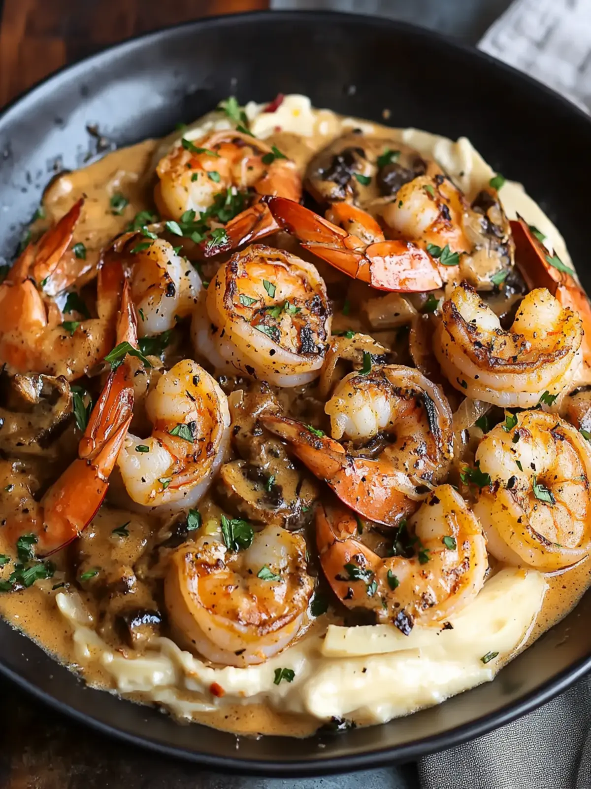 Creamy Blackened Shrimp Stroganoff: Dinner in a Flash 2 Blackened Shrimp Stroganoff