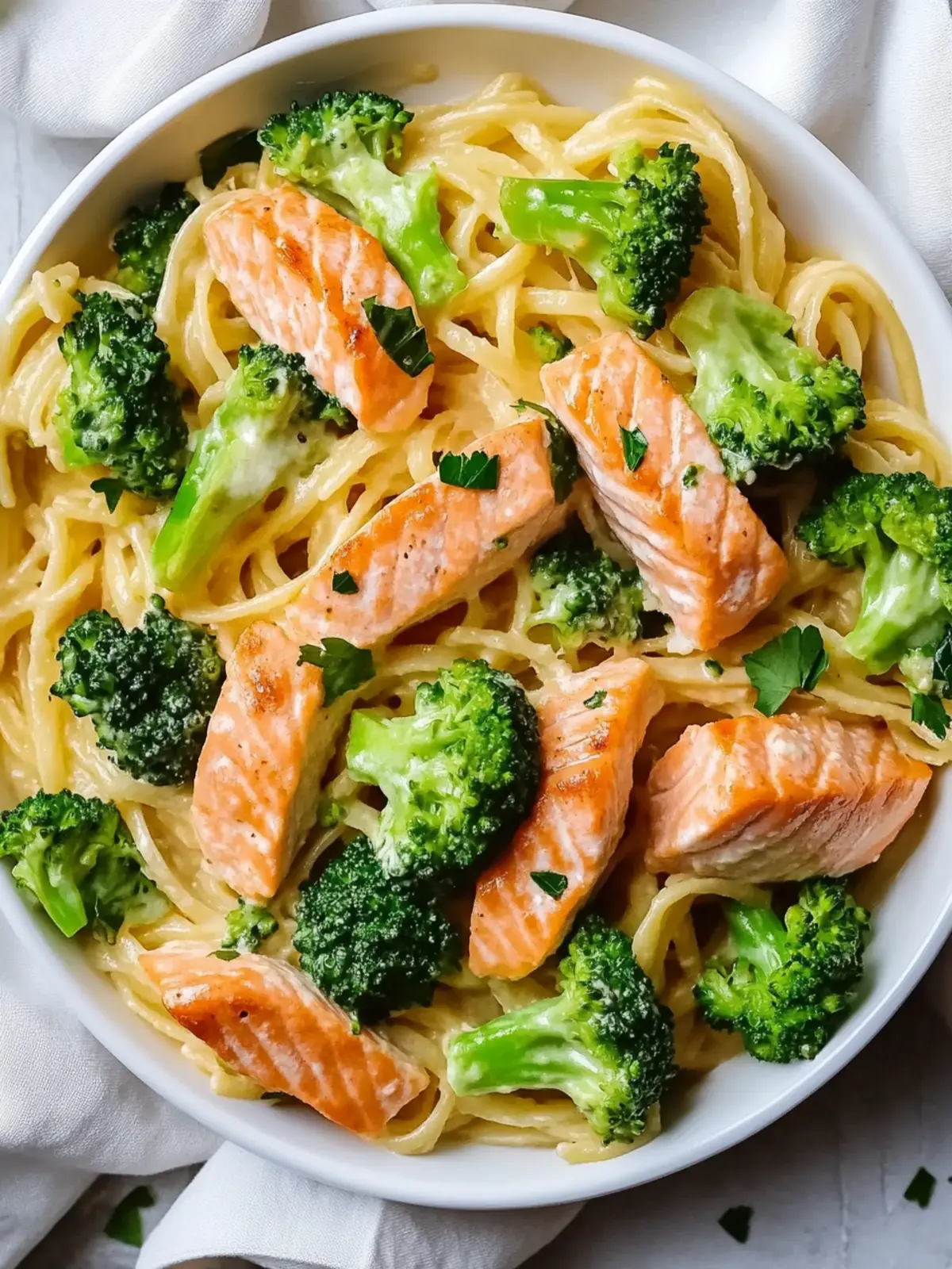 Salmon Broccoli Pasta: Creamy Comfort for Busy Weeknights 4 Salmon Broccoli Pasta