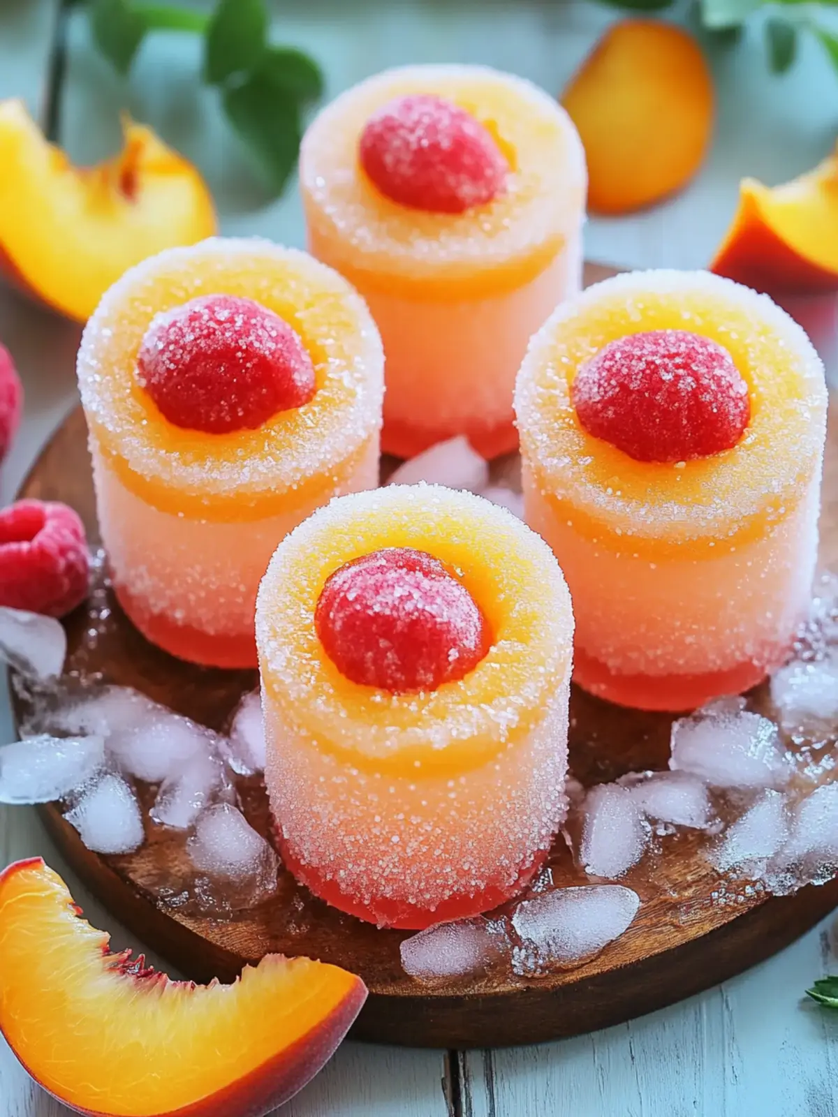 Peach Ring Pop Shots for a Fun, Fruity Party Kick! 3 Peach Ring Pop Shots