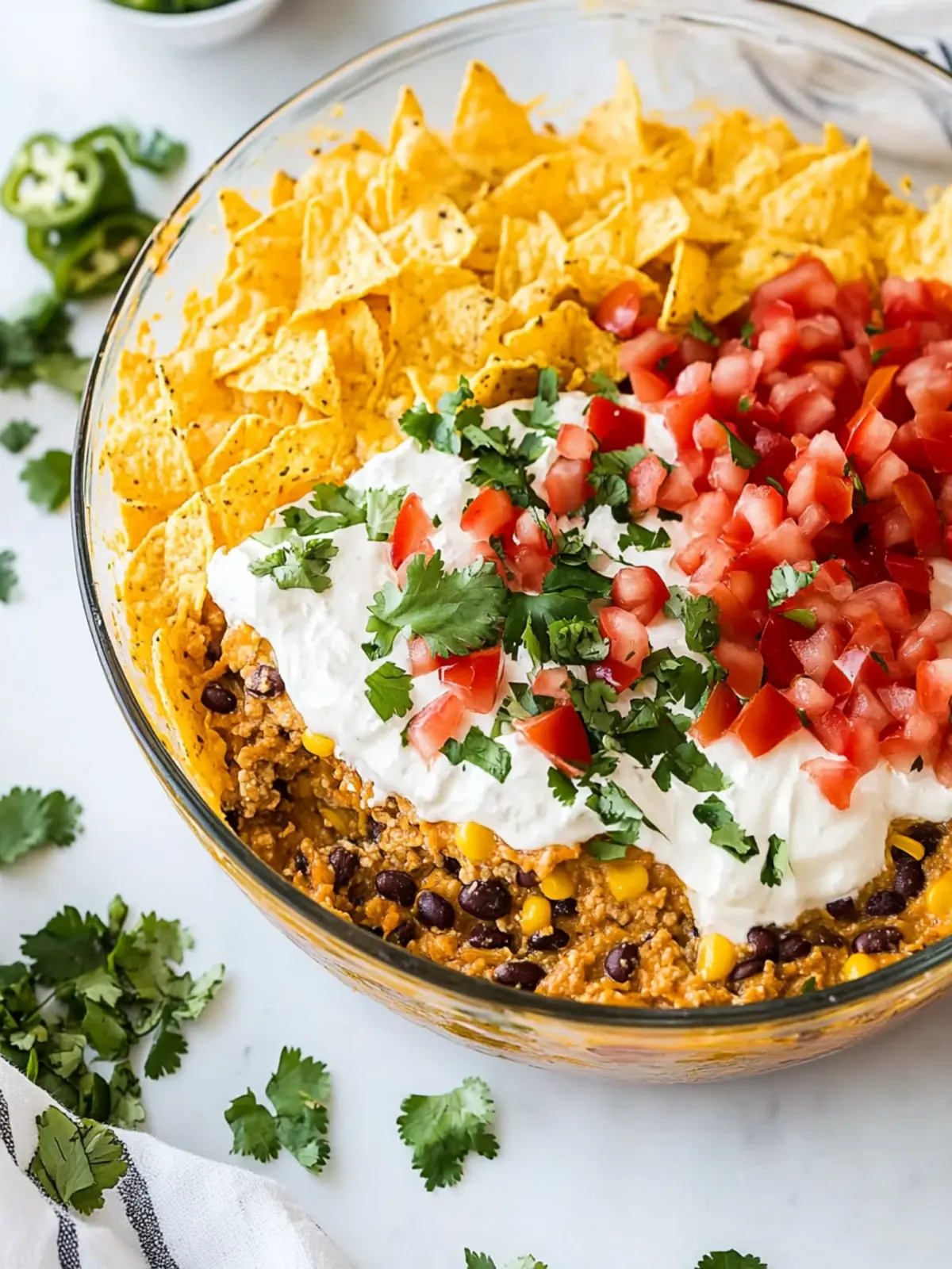 Layered Taco Dip with Caramelized Corn for Ultimate Flavor 5 Layered Taco Dip