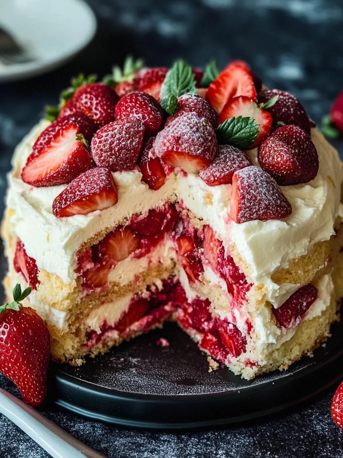 Irresistible Strawberry Earthquake Cake to Wow Every Guest 3 Strawberry Earthquake Cake