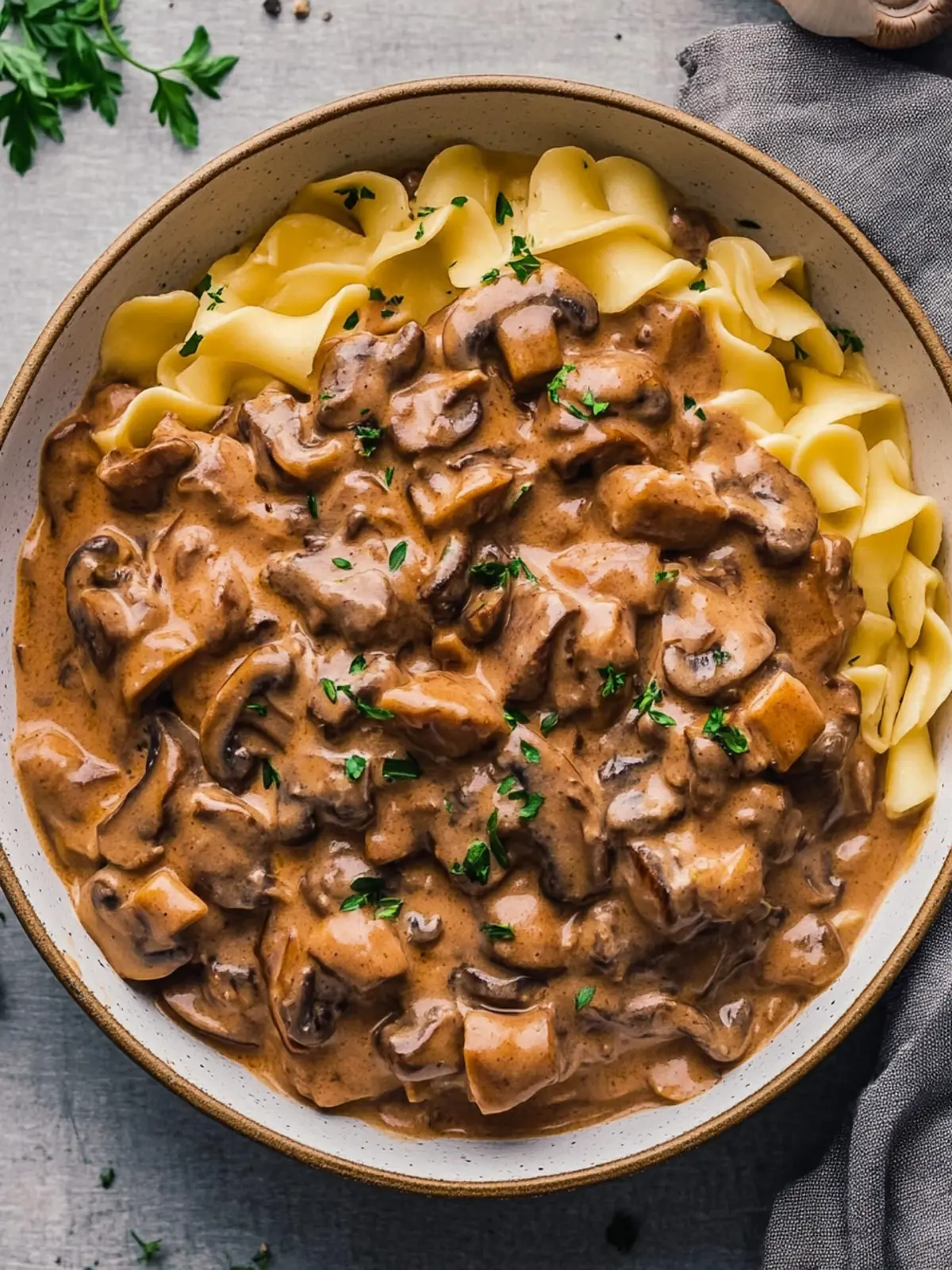 Creamy Beef and Mushroom Stroganoff You'll Crave Again 3 Creamy Beef and Mushroom Stroganoff