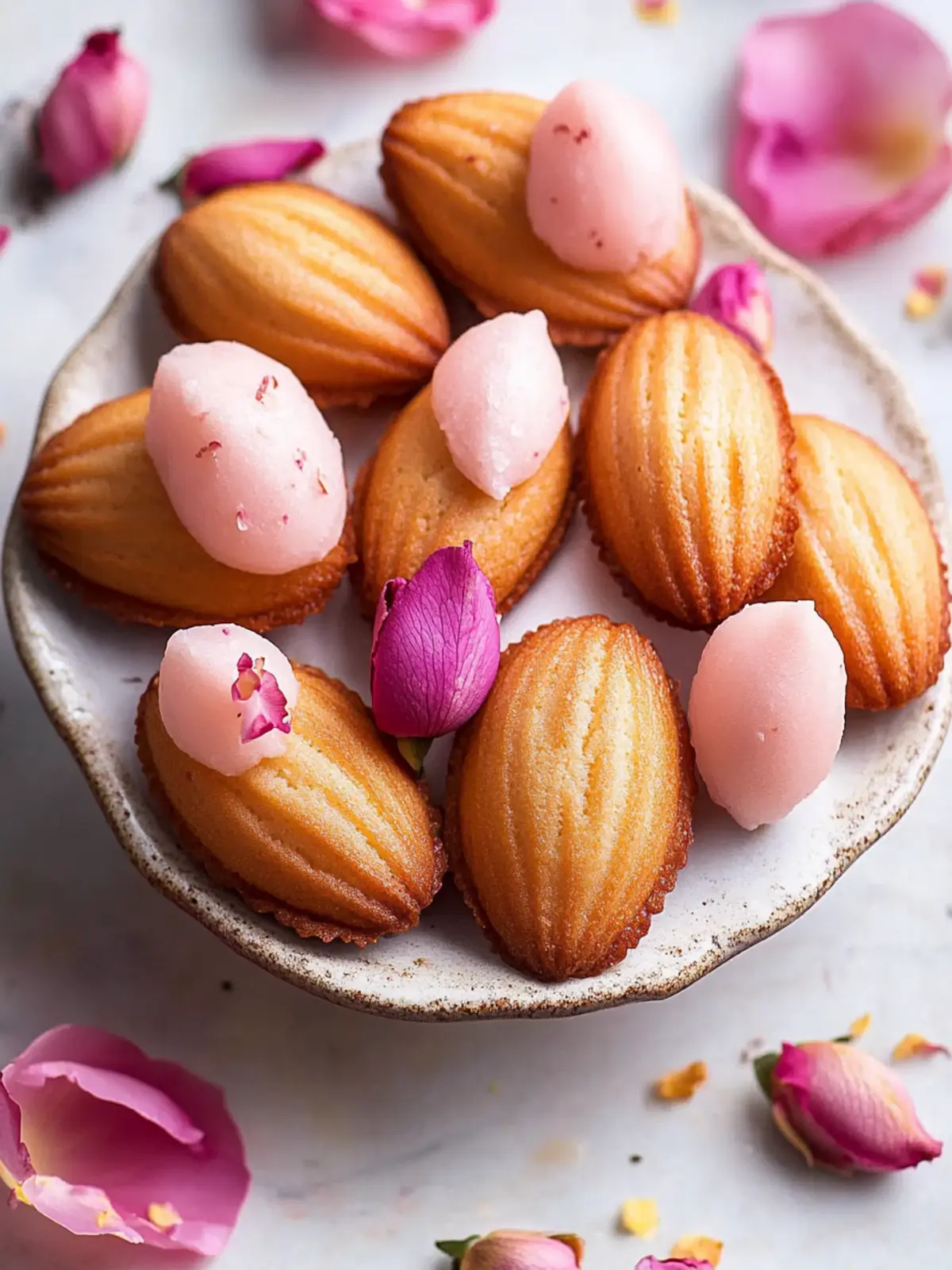 Deliciously Fluffy Rose Madeleines to Brighten Your Day 5 Rose Madeleines