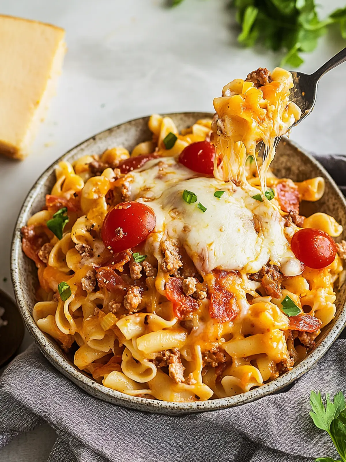 Cheeseburger Pasta: A Comforting Twist on Weeknight Dinners 2 Cheeseburger Pasta