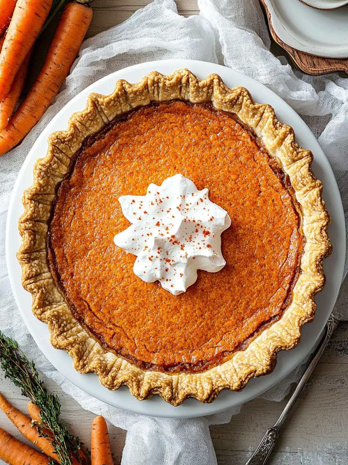 Sweet and Savory Carrot Pie with Maple Magic 5 Carrot Pie