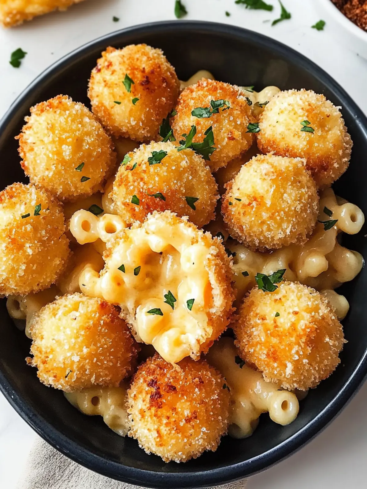 Crispy Fried Macaroni and Cheese Balls You'll Love to Make 2 Fried Macaroni and Cheese Balls