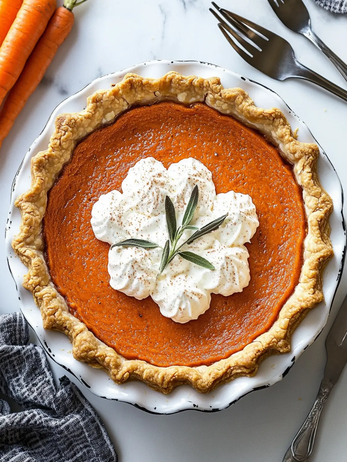 Sweet and Savory Carrot Pie with Maple Magic 4 Carrot Pie
