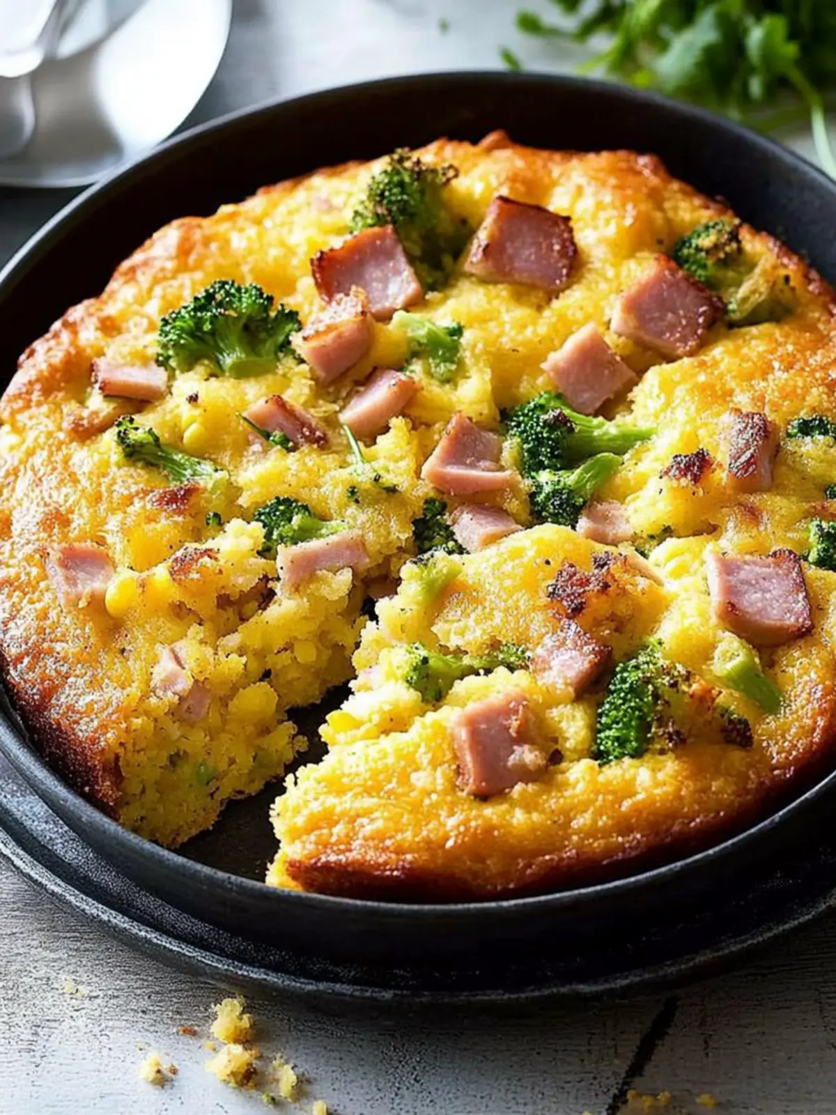 Savory Ham and Broccoli Cornbread for Cozy Family Meals 4 Ham and Broccoli Cornbread
