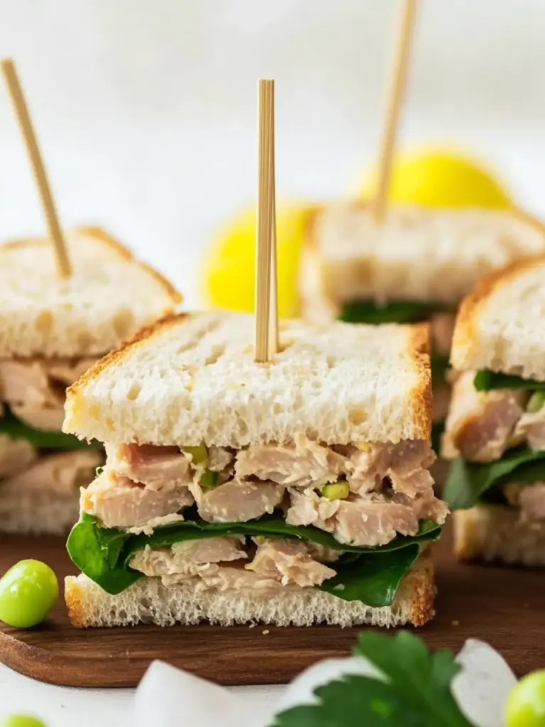 Classic Tuna Tea Sandwiches