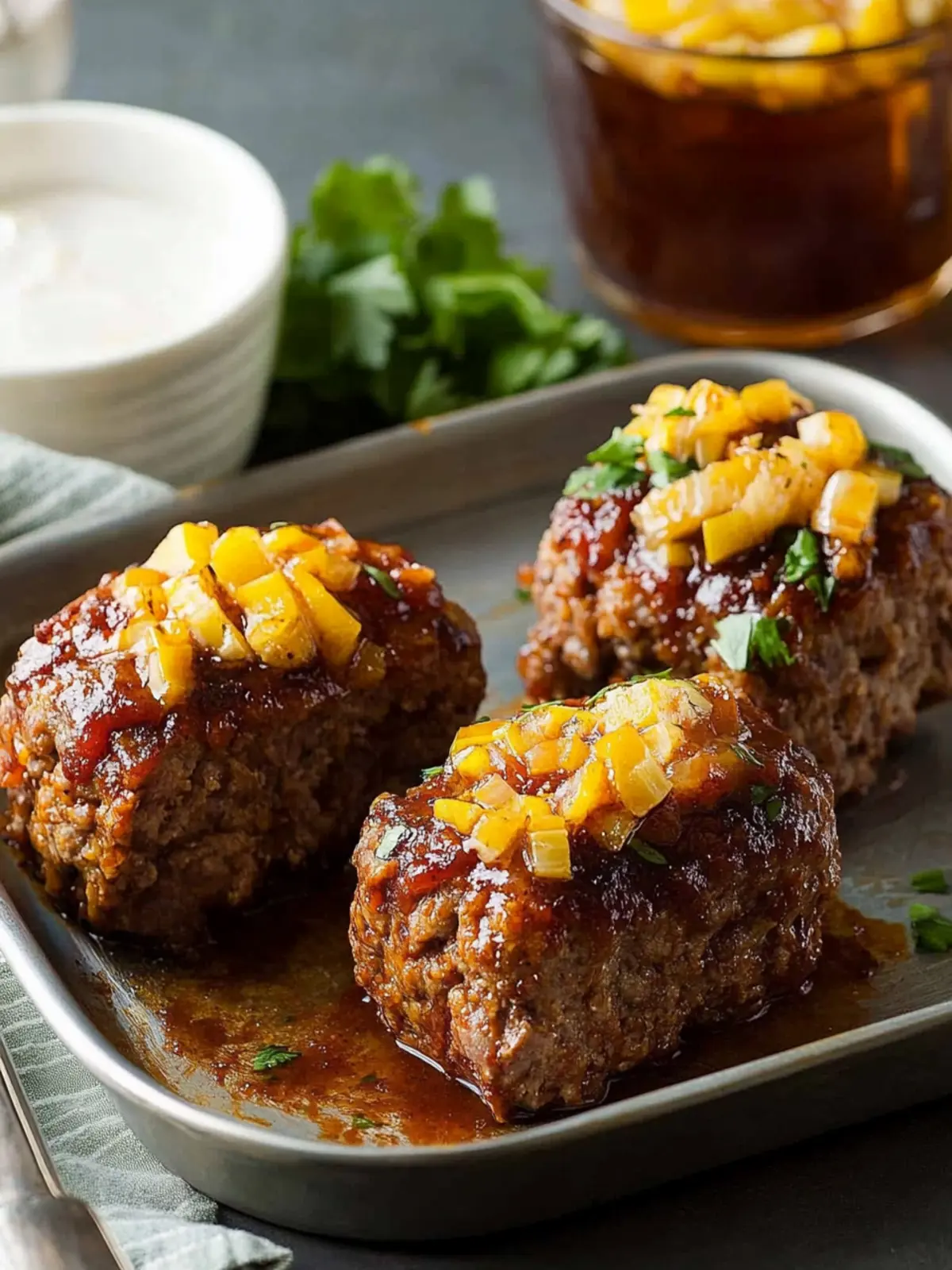 Mini Barbecue Meat Loaves