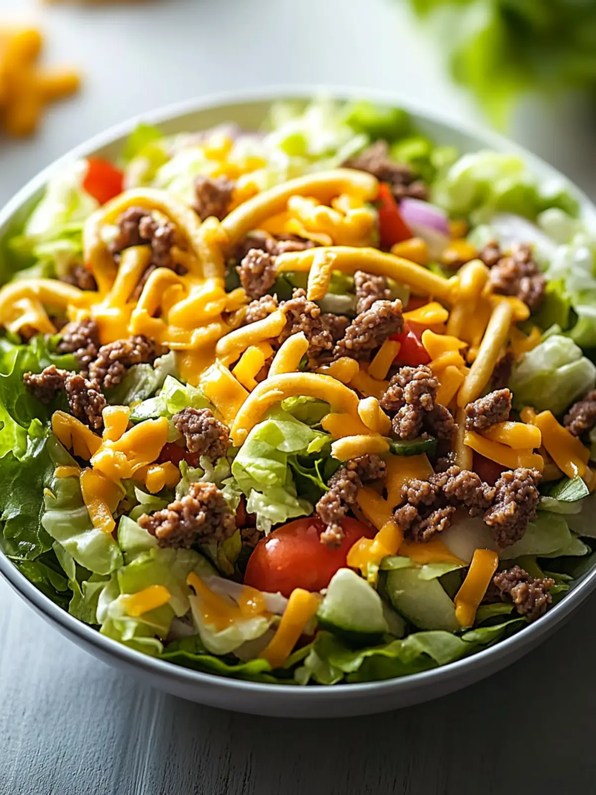 Easy Big Mac Salad: Fresh Twist on Your Favorite Fast Food 4 Easy Big Mac Salad