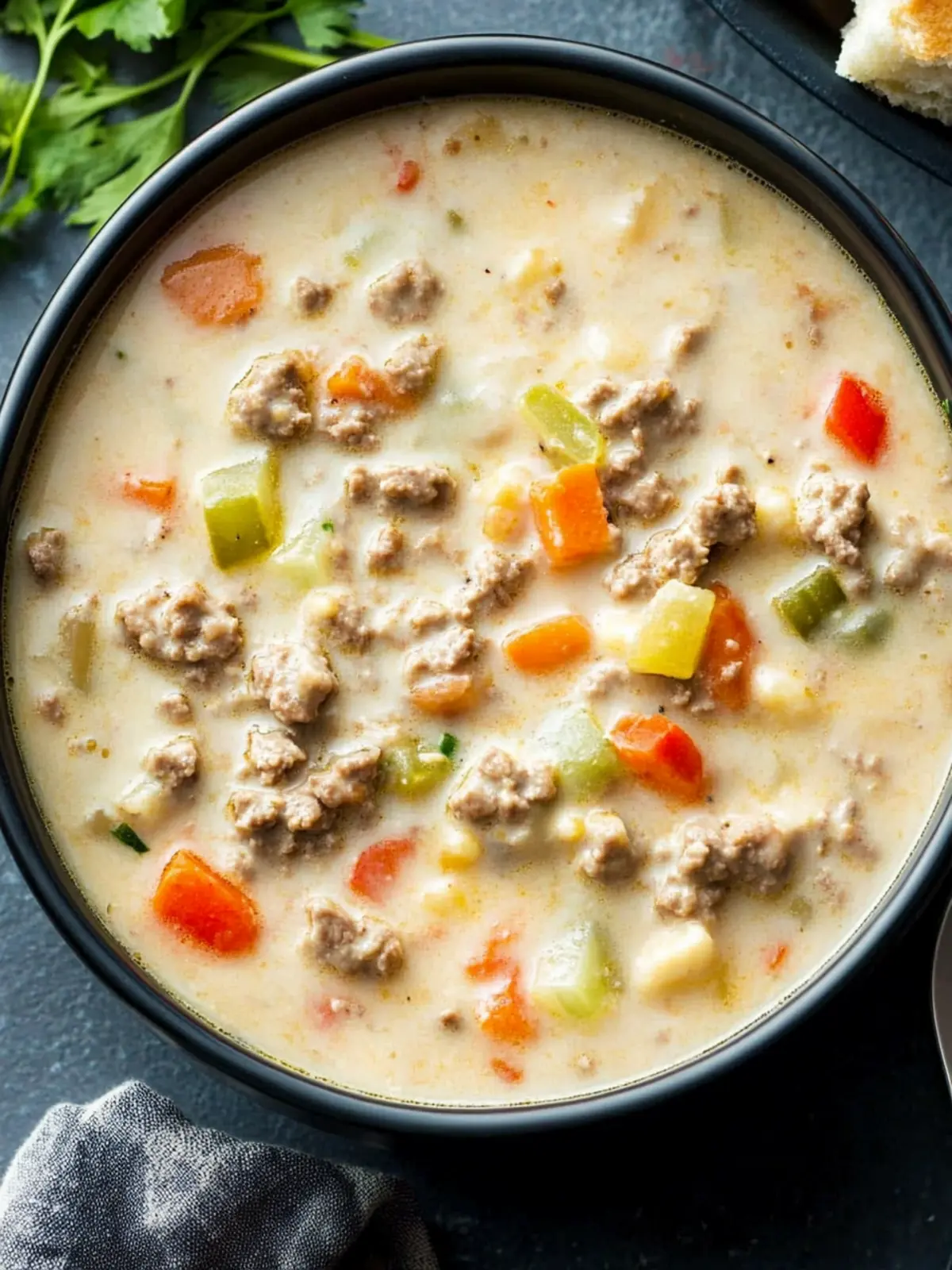 Cheeseburger Soup