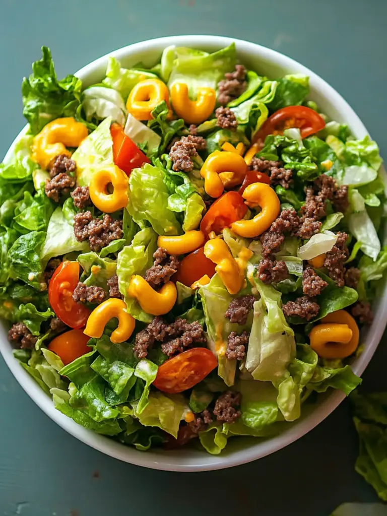Easy Big Mac Salad