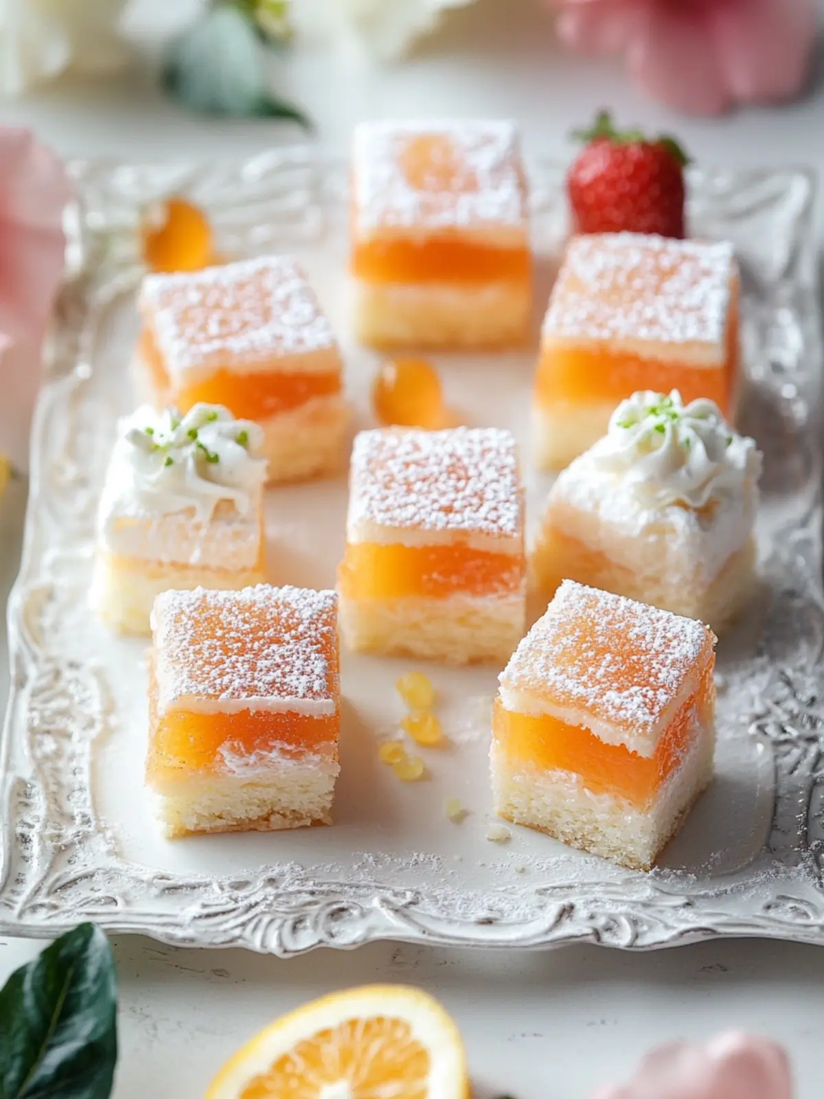 Decadent Apricot Cream Cheese Petit Fours You'll Love 5 Petit Fours