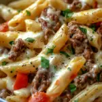 Ultimate Philly Cheesesteak Pasta for Quick Family Comfort 6 Philly Cheesesteak Pasta
