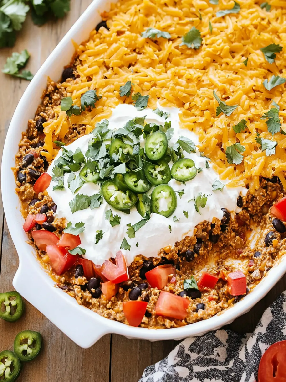Layered Taco Dip with Caramelized Corn for Ultimate Flavor 4 Layered Taco Dip