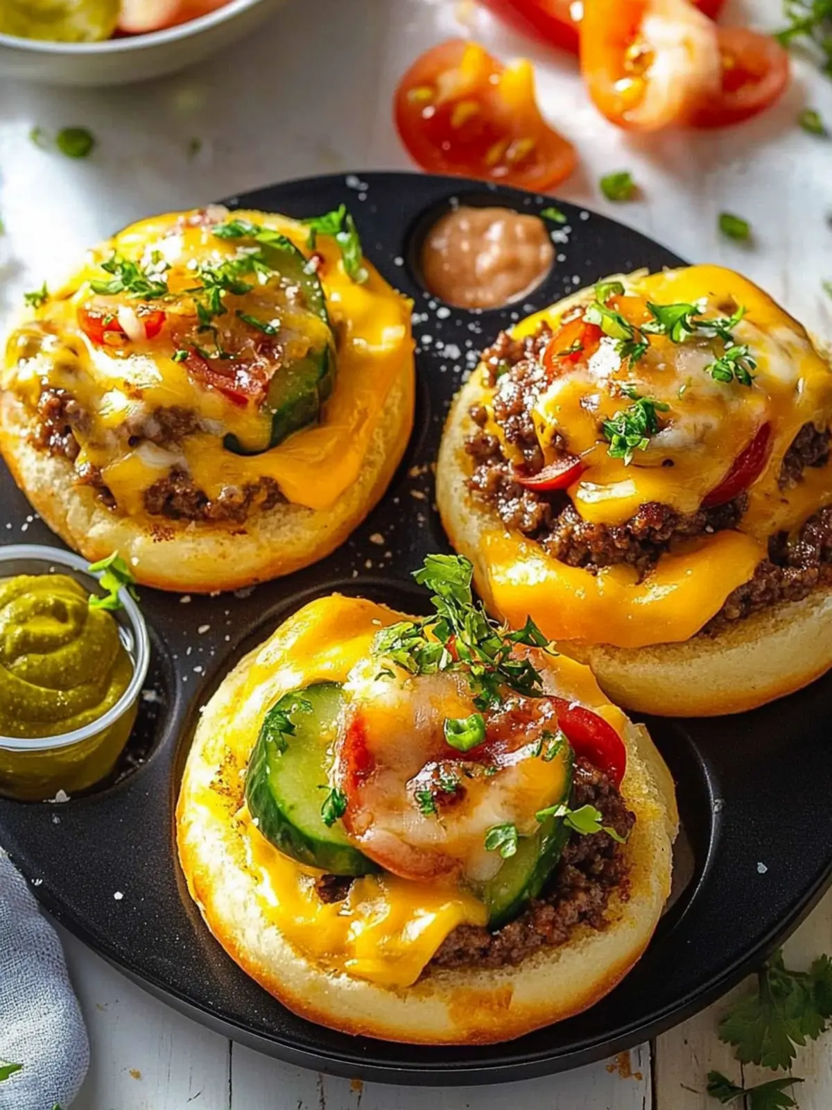 Irresistible Cheeseburger Cups: A Fun Family Dinner Delight 2 Cheeseburger Cups