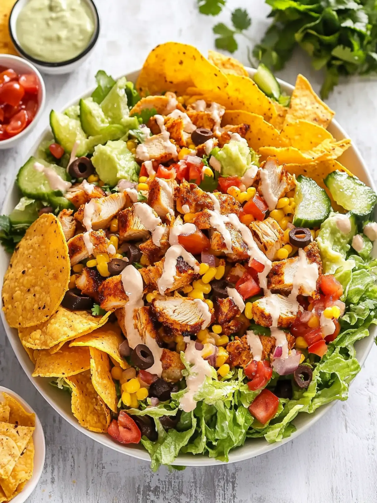 Loaded Chicken Taco Salad That Will Wow Your Taste Buds 4 LOADED CHICKEN TACO SALAD