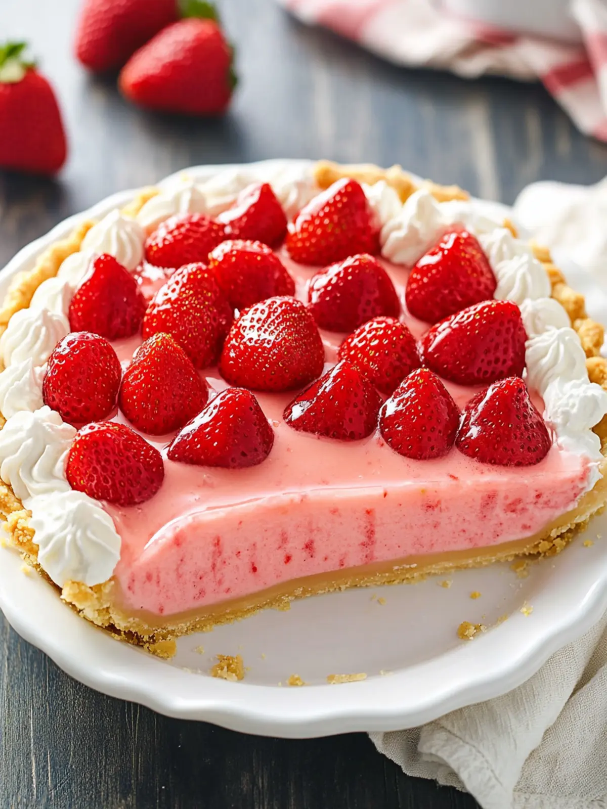 Brighten Your Day with Easy Strawberry Jello Pie Delight 4 Strawberry Jello Pie