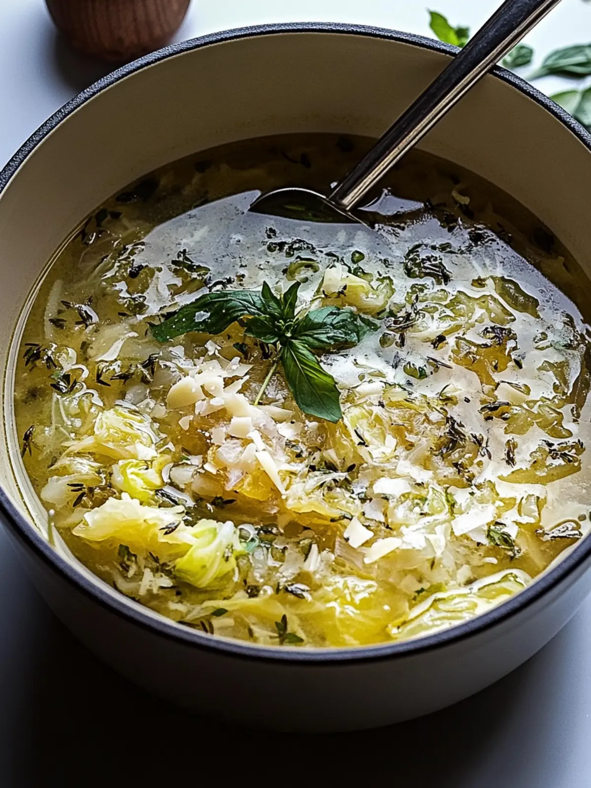 Herby Cabbage in Parmesan Broth: Your New Cozy Comfort Food 4 Herby Cabbage in Parmesan Broth