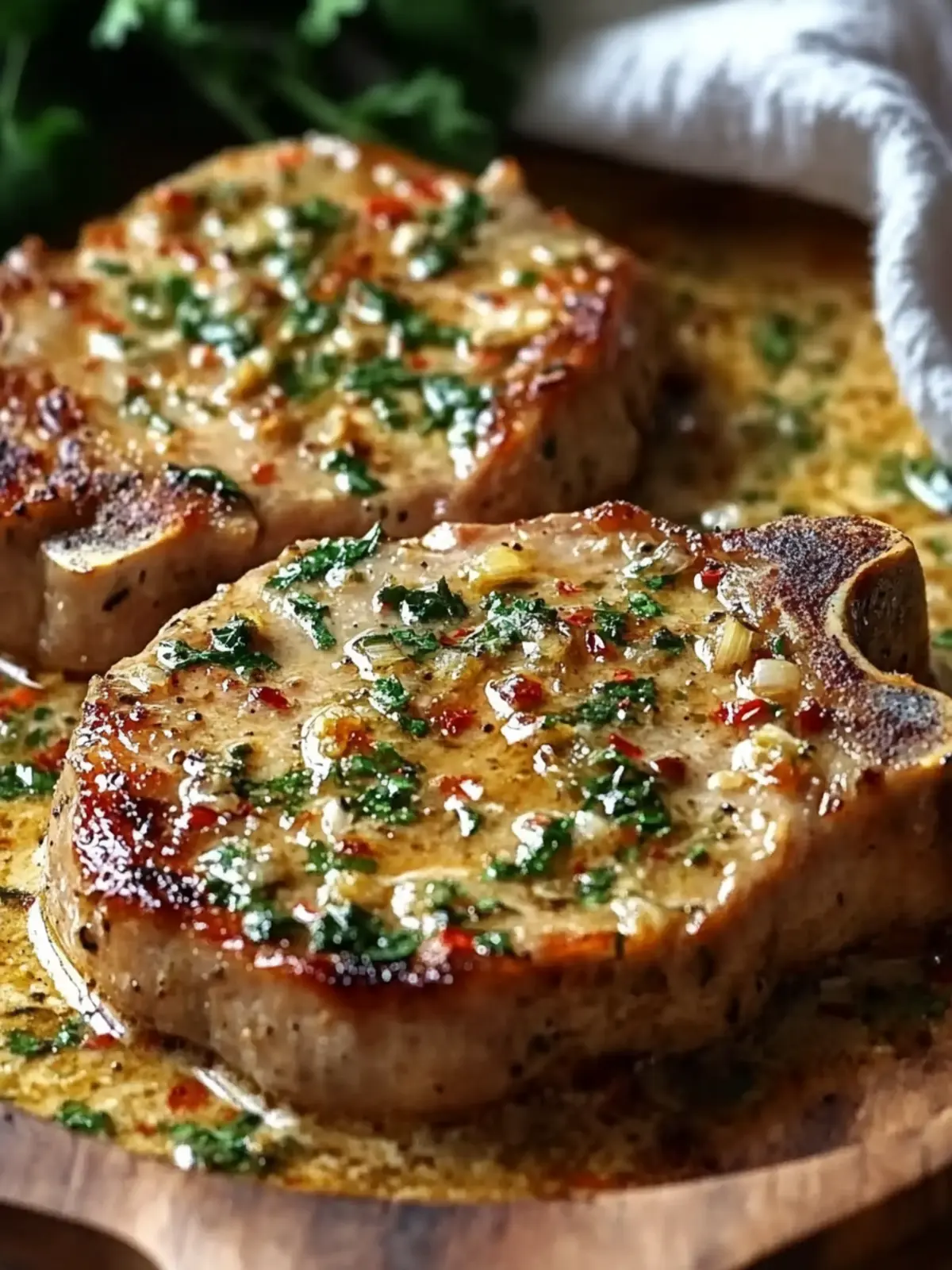 Garlic Marry Me Pork Chops in Creamy Tomato Bliss 3 Garlic Marry Me Pork Chops