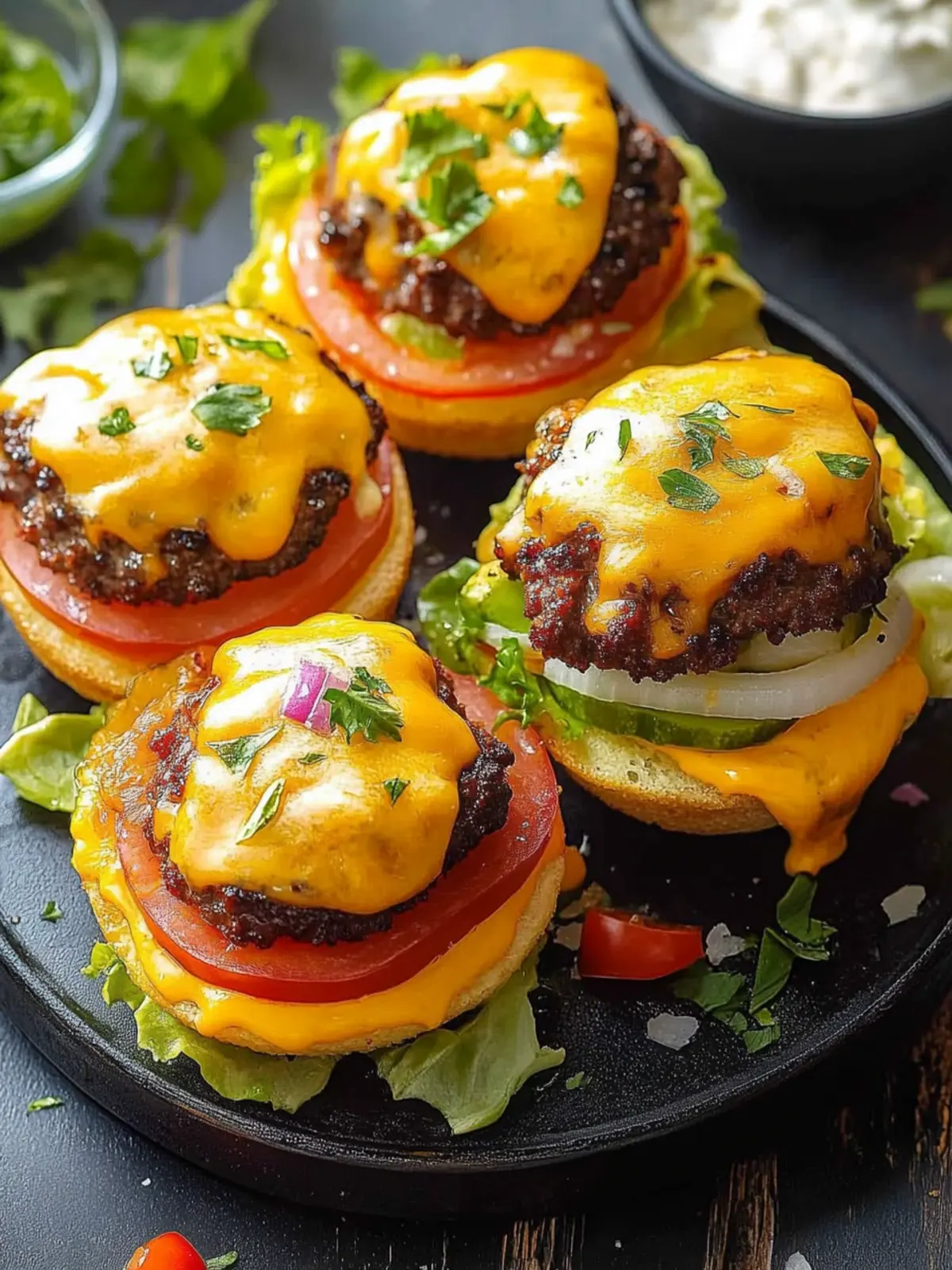 Cheeseburger Cups