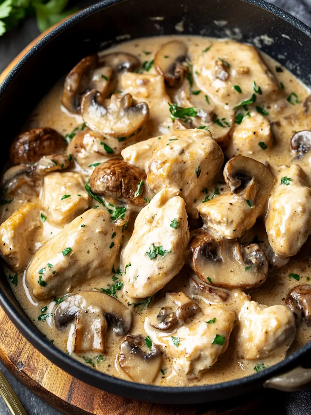 Creamy Mushroom Chicken - Your New Comfort Food Win 4 Creamy Mushroom Chicken