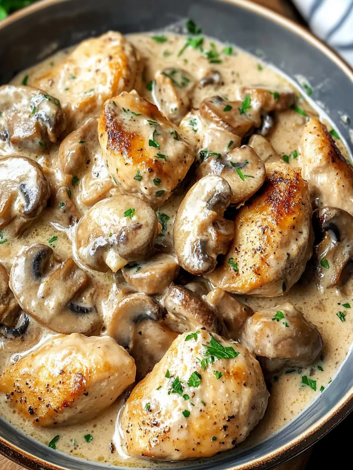 Creamy Mushroom Chicken - Your New Comfort Food Win 3 Creamy Mushroom Chicken