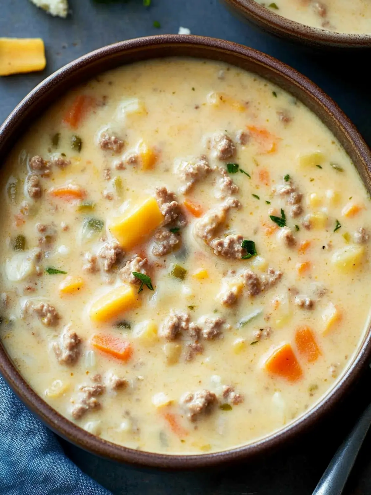 Cheeseburger Soup: Cozy Comfort in Every Delicious Bowl 2 Cheeseburger Soup