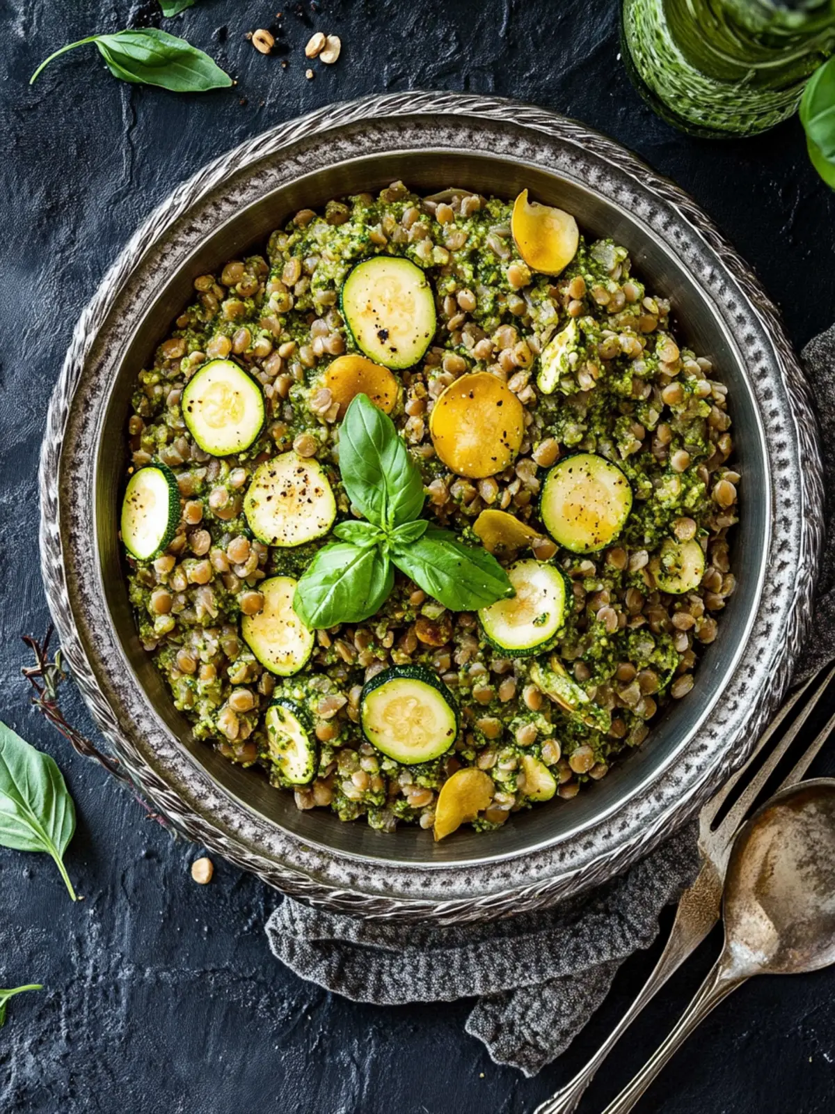 Pesto Farro with Zucchini: A Flavor-Packed Delight 2 Farro with Pesto and Zucchini