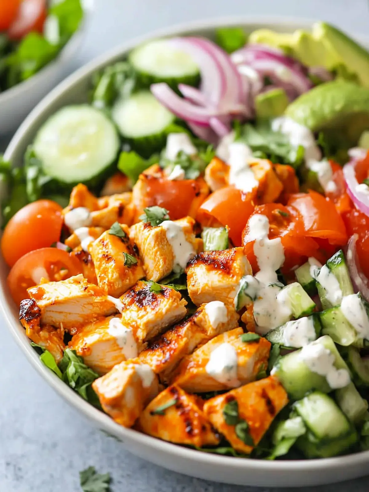 Zesty Grilled Buffalo Chicken Salad You’ll Crave Daily 3 Grilled Buffalo Chicken Salad