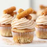 Delicious Churro Cupcakes with Creamy Cinnamon Frosting 45 Churro Cupcakes