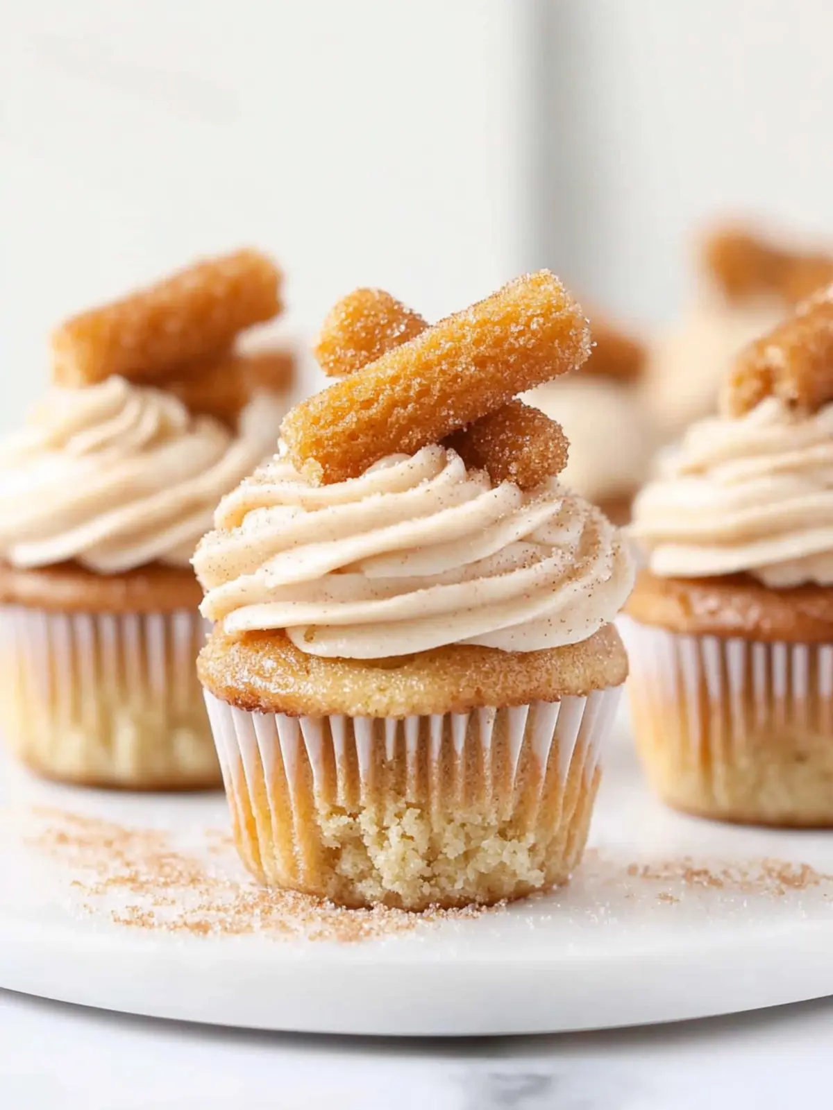 Delicious Churro Cupcakes with Creamy Cinnamon Frosting 5 Churro Cupcakes