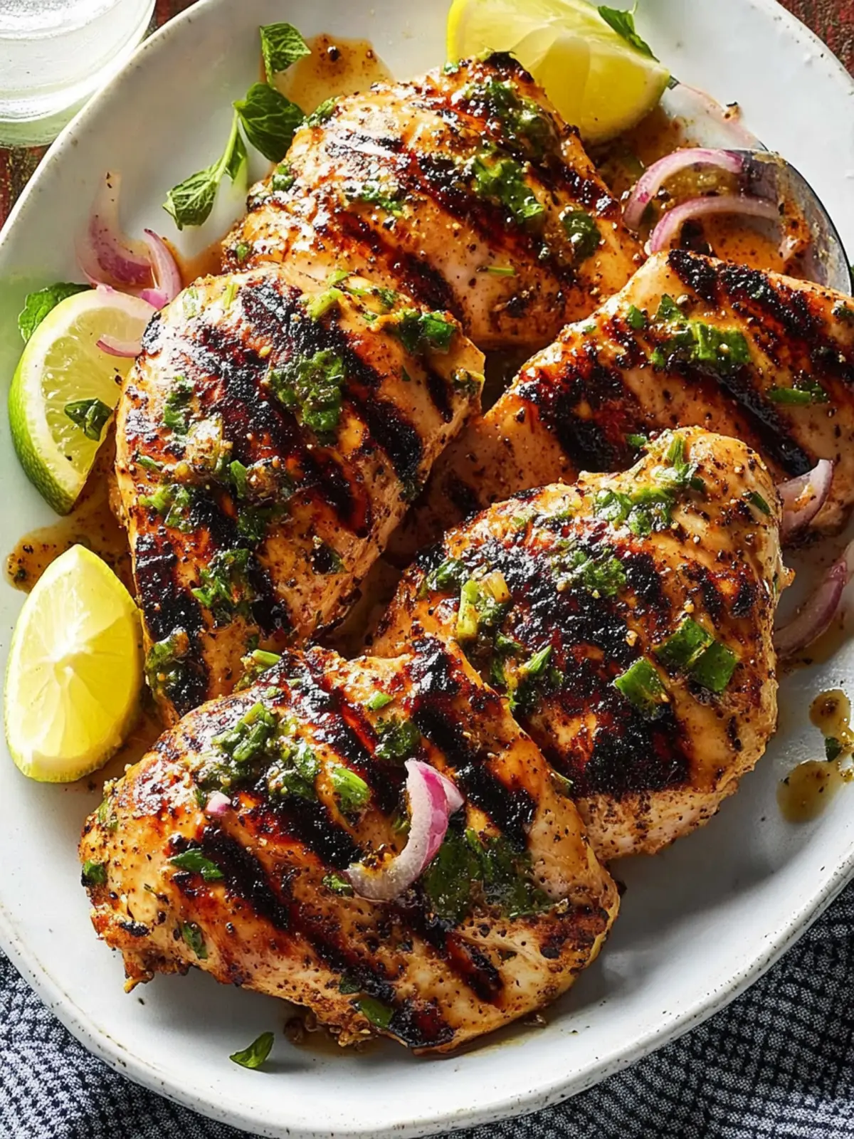 Savor Spiced Grilled Chicken with Zesty Cilantro Butter 5 Spiced Grilled Chicken