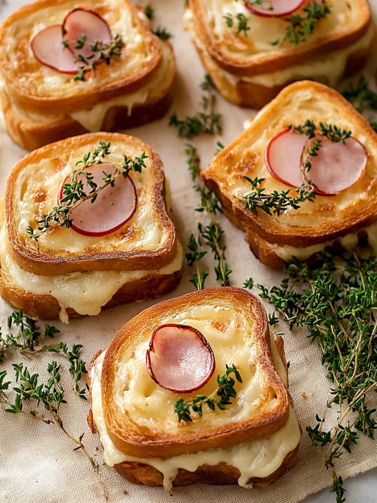 Delicious Mini Croque Monsieur for Irresistible Snack Time 2 Mini Croque Monsieur