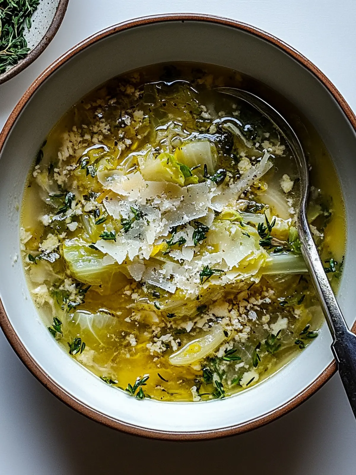 Herby Cabbage in Parmesan Broth: Your New Cozy Comfort Food 3 Herby Cabbage in Parmesan Broth