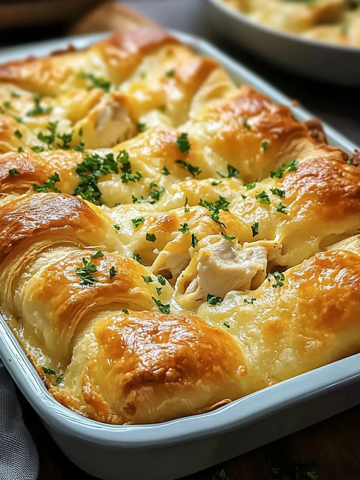 Cheesy Chicken Crescent Bake