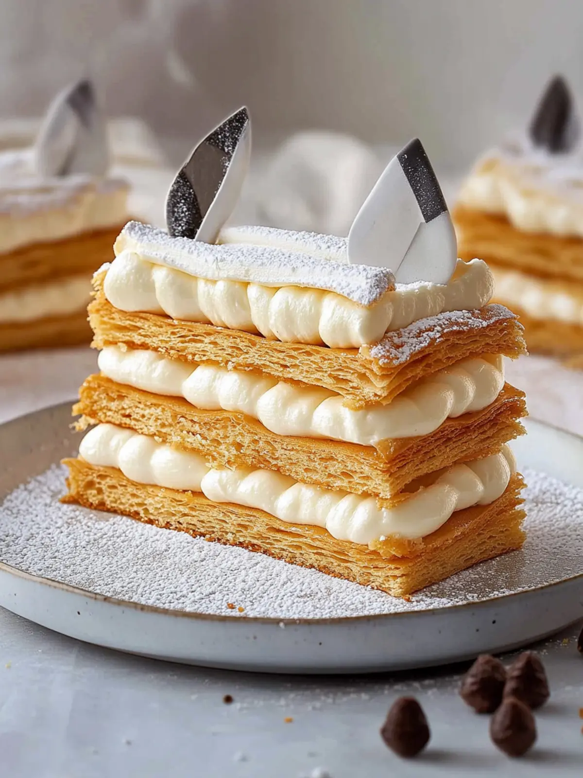Mille Feuille Delight: Flaky Puff Pastry with Creamy Bliss 2 Mille Feuille