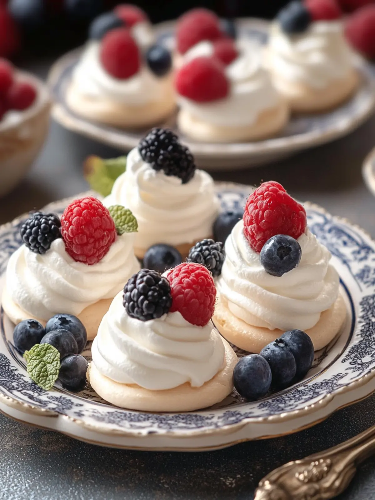 Delicious Mini Pavlovas with Fresh Fruits to Wow Your Guests 3 Mini Pavlovas