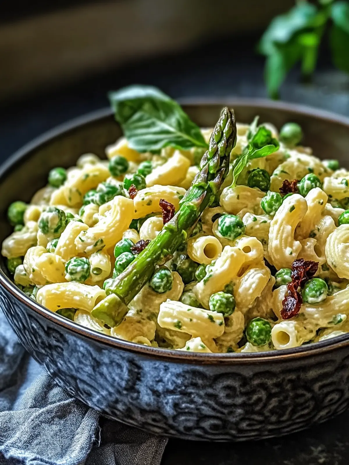 Vibrant Asparagus and Pea Macaroni Salad for Fresh Moods 2 Asparagus and Pea Macaroni Salad