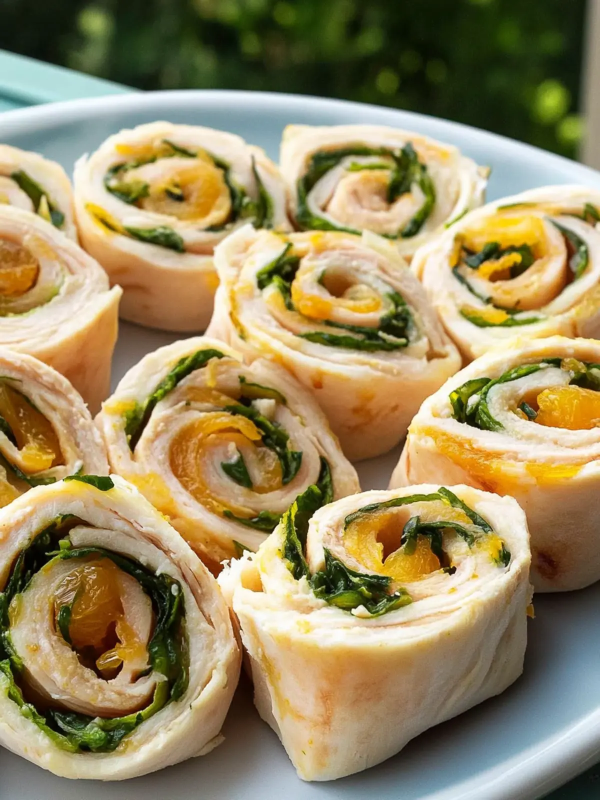 Easy Mandarin Turkey Pinwheels for Flavorful Lunch Joy 3 Mandarin Turkey Pinwheels