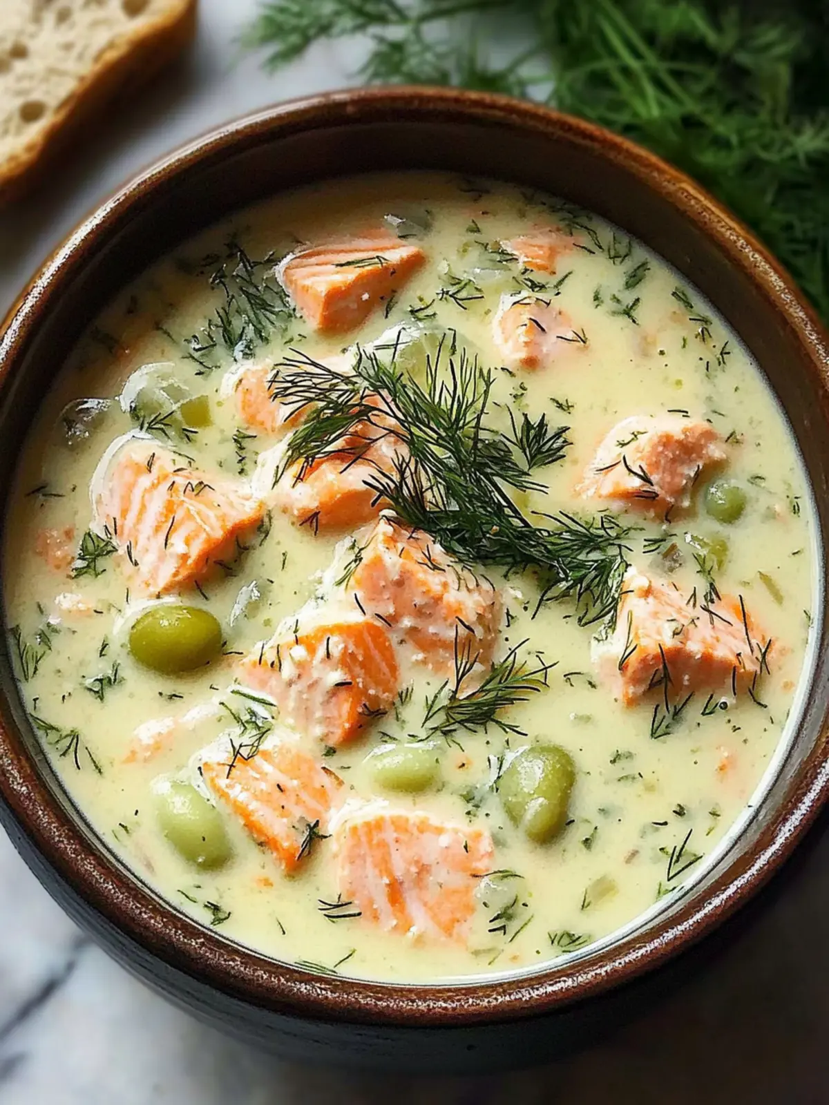 Creamy Dill Salmon Soup That Warms Your Soul Instantly 3 Creamy Dill Salmon Soup